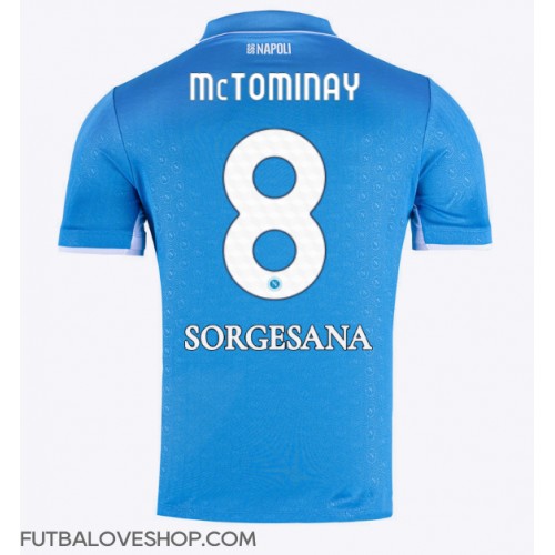 Dres SSC Napoli Scott McTominay #8 Domáci 2024-25 Krátky Rukáv